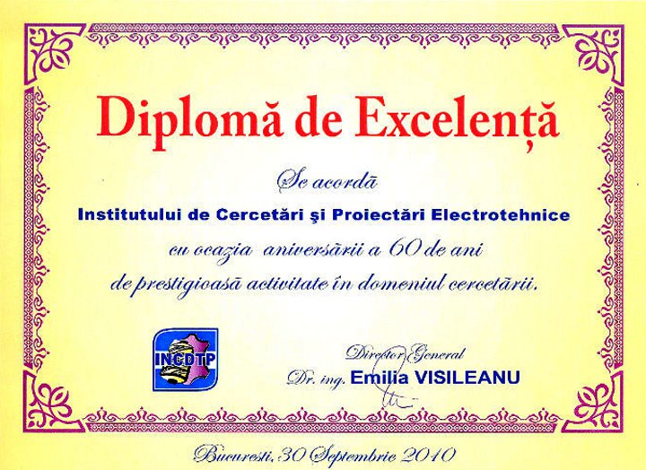 Diplom� de Excelen��