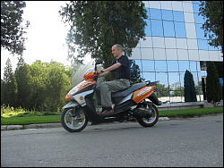 Drive-test scuter electric Drive-test scuter electric