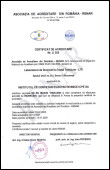 Certficat Acreditare RENAR