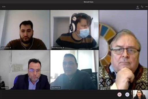 The online meeting of the team involved in the PVADIP-C project